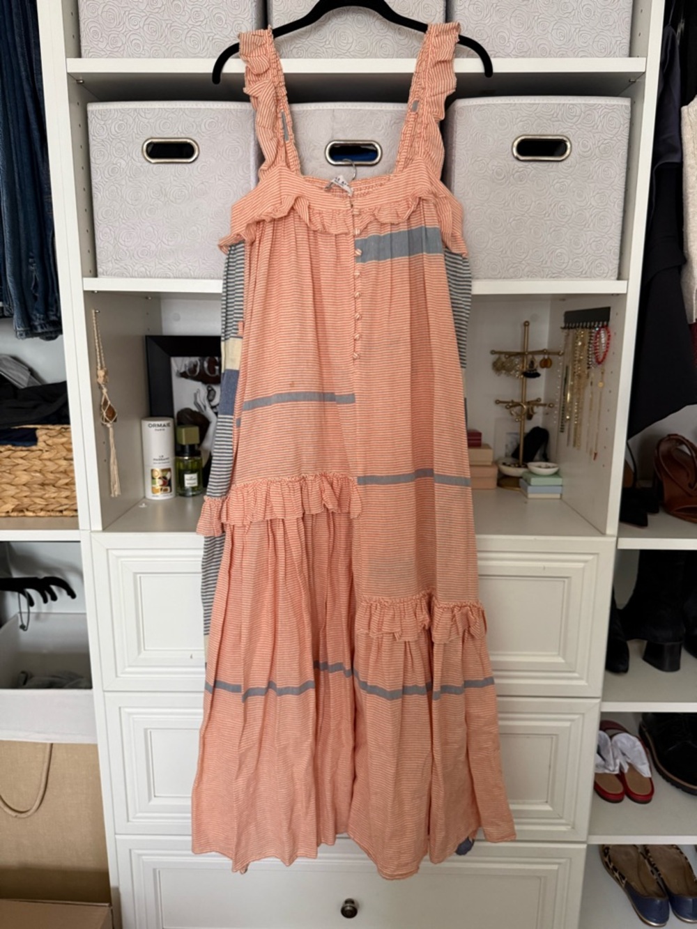 Apiece Apart Ruffle-Strap Maxi Dress - Picture 4 of 9